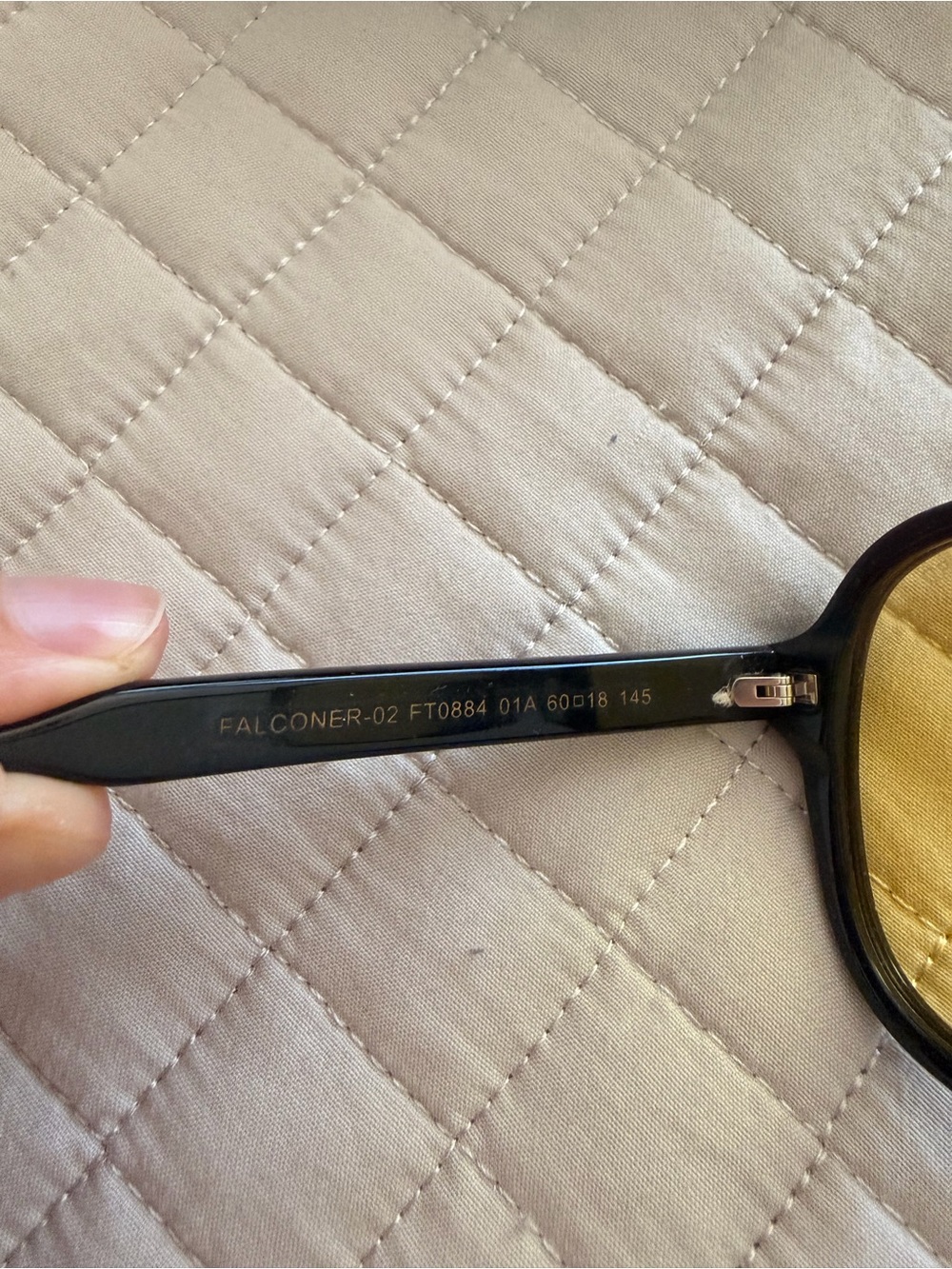 Tom Ford women ‘s Black & Yellow Lens Sunglasses - Picture 3 of 5